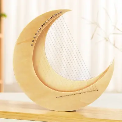 ЛІра Hluru Crescent Lyre 15 strings Natural