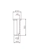 Втулка Paxphil HS019 Bass String Mounting Ferrule (Chrome)