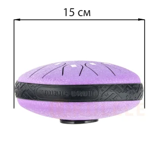 Hluru TOX11-6 Lavander 6" (15см) 11 нот Tongue Drum 304 Stainless Steel