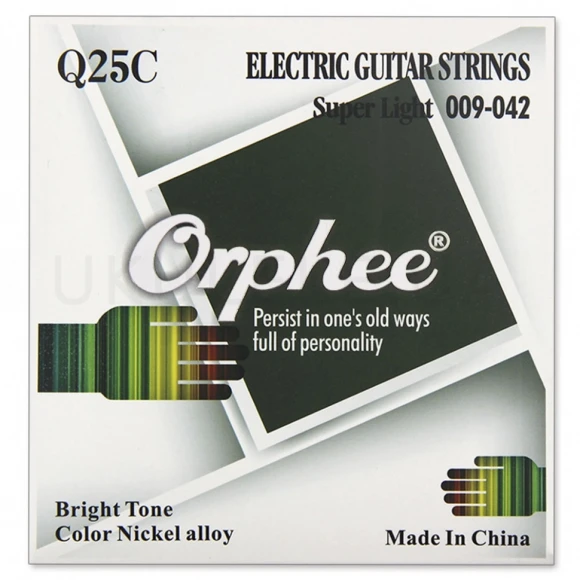 Струни Orphee Q25C Color Nickel Alloy Super Light 9-42