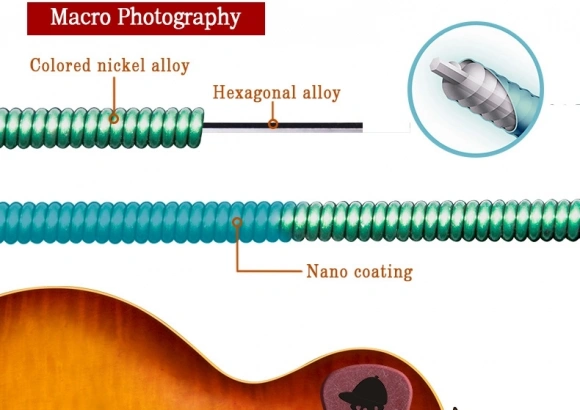 Струны Orphee Q25C Color Nickel Alloy Super Light 9-42 Струны Orphee Q25C Color Nickel Alloy Super Light 9-42