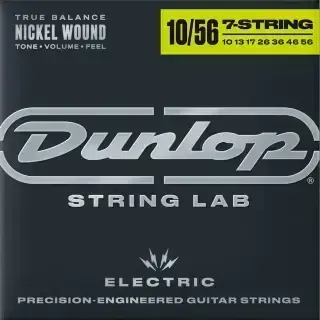 Dunlop DEN1056-7 Nickel Wound Electric Guitar Strings 10-56 | 7-String