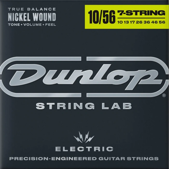 Струни Струни Dunlop DEN1056-7 Nickel Wound Electric Guitar Strings 10-56 | 7-String
