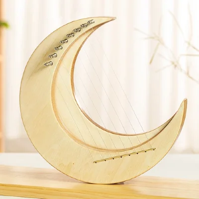 ЛІра Hluru Crescent Lyre 8 strings Natural