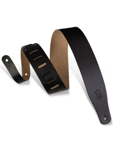 Ремень для гитари Levy’s M26-BLK Streamline Leather Series (Black)