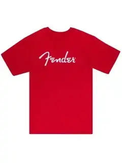 Fender T-Shirt Spaghetti Logo Dakota Red L
