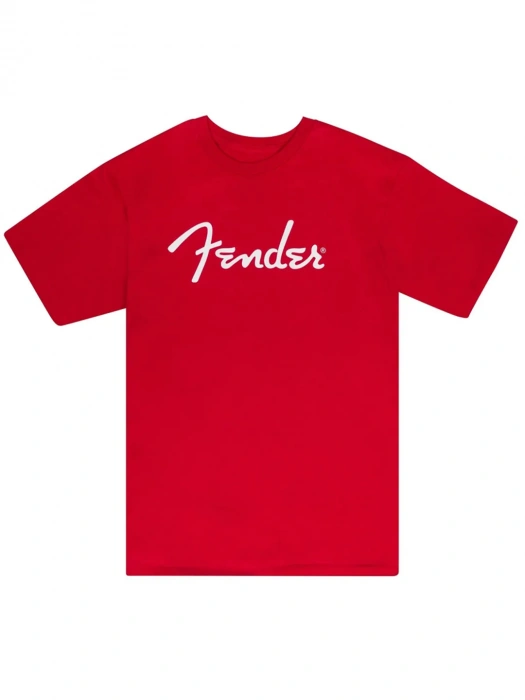 Футболка Футболка Fender T-Shirt Spaghetti Logo Dakota Red L