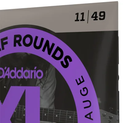 Струни D'Addario EHR370 XL Half Rounds Medium 11-49