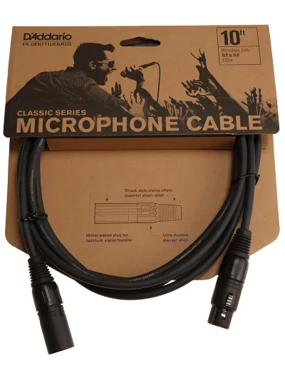 Мікрофонний кабель D'Addario PW-CMIC-10 Classic Series Microphone Cable (3m)