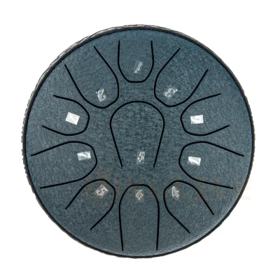 Глюкофон Hluru TOX11-6 NavyBlue 6" (15см) 11 нот Tongue Drum 304 Stainless Steel