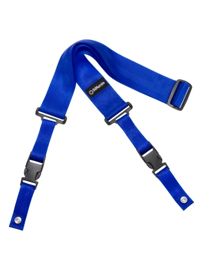 Ремінь для гітари Dimarzio DD2200 2 Inch Nylon Cliplock Blue