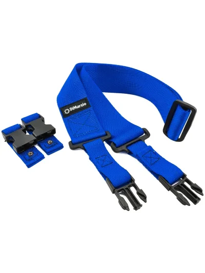 Ремінь для гітари Dimarzio DD2200 2 Inch Nylon Cliplock Blue