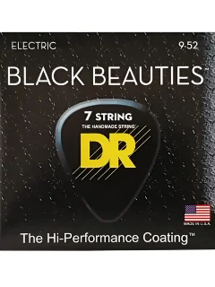 DR BKE7-9 Black Beauties Electric Light 7-String 9-52