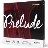 D'Addario J613 3/4M Prelude Bass String 3/4 Scale Medium Tension
