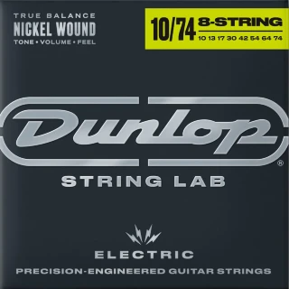 Dunlop DEN1074 Nickel Wound Electric Guitar Strings 10-74 | 8-String