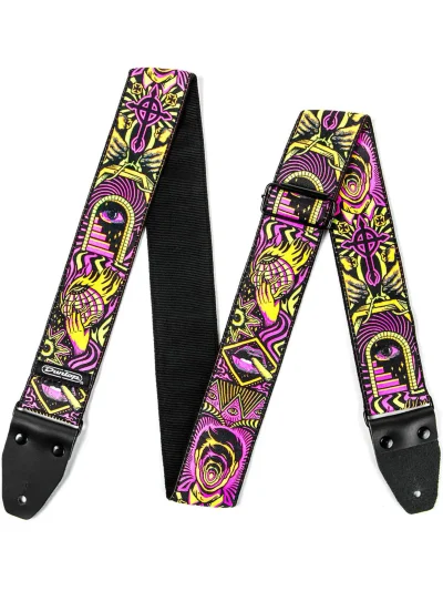 Ремінь для гітари Dunlop ILD03 Ilovedust Headspace Orange Strap