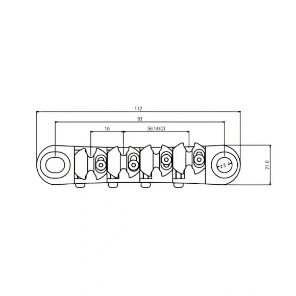 Бридж Paxphil BB100 (Chrome)