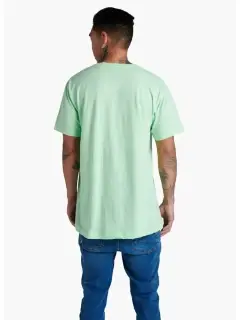 Fender T-Shirt Spaghetti Logo Surf Green XL