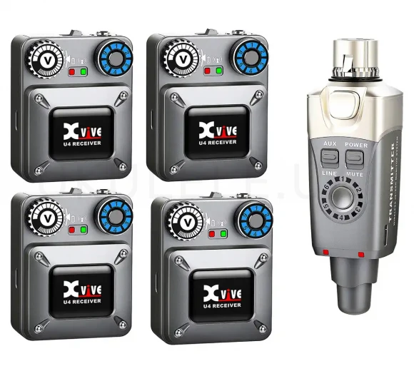 Радиосистема Xvive U4R4 In-Ear Monitor Wireless System (Grey)