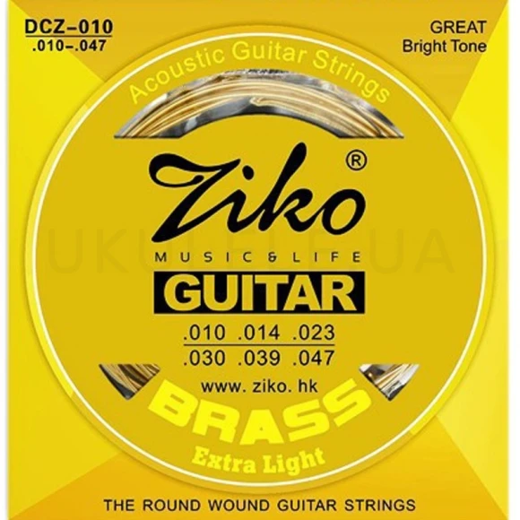 Струны Ziko DCZ-010 Brass 10-47