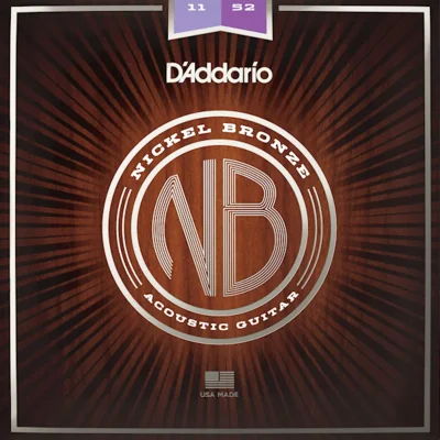 Струни D'Addario NB1152 Nickel Bronze Custom Light 11-52