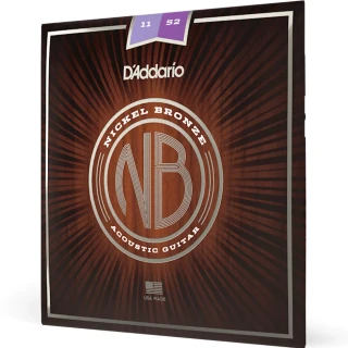 D'Addario NB1152 Nickel Bronze Custom Light 11-52