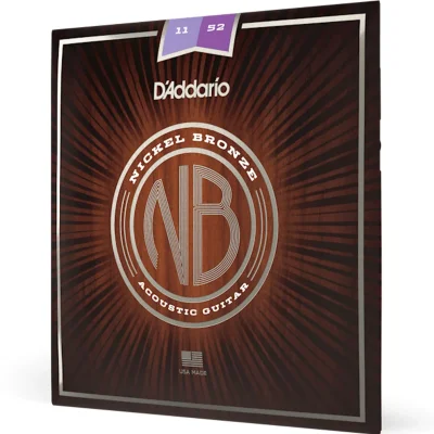 Струни D'Addario NB1152 Nickel Bronze Custom Light 11-52