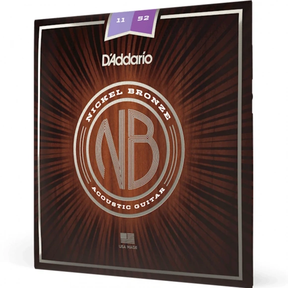 Струни D'Addario NB1152 Nickel Bronze Custom Light 11-52 Струни D'Addario NB1152 Nickel Bronze Custom Light 11-52
