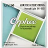 Струни Orphee QA160 85/15 Bronze Normal Light 11-52