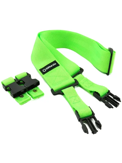 Ремінь для гітари Dimarzio DD2200 2 Inch Nylon Cliplock Neon Green