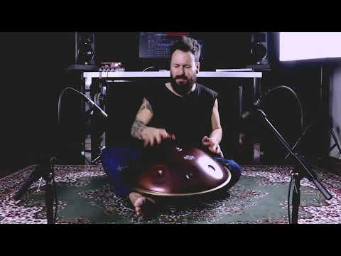 Хендпан Хендпан Hluru STL Handpan 9 notes 22" D Kurd Bronze
