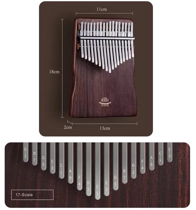 Калімба Калімба Hluru KS17 Walnut