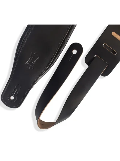 Ремінь для гітари Levy’s M26PD-BLK Amped Leather Series (Black)