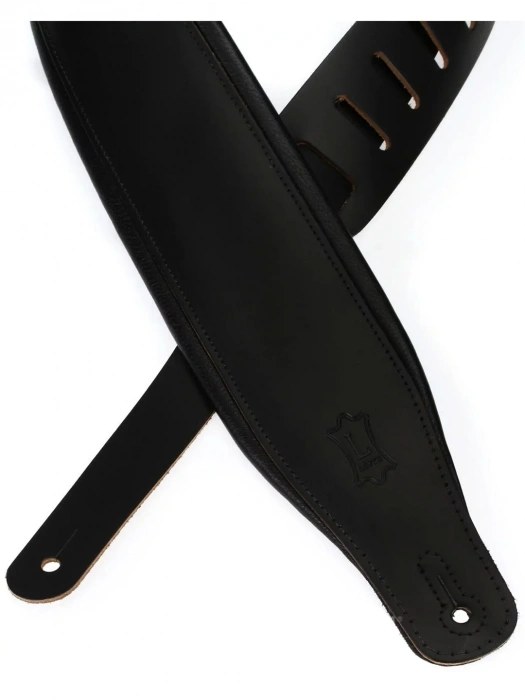 Ремінь для гітари Ремінь для гітари Levy’s M26PD-BLK Amped Leather Series (Black)