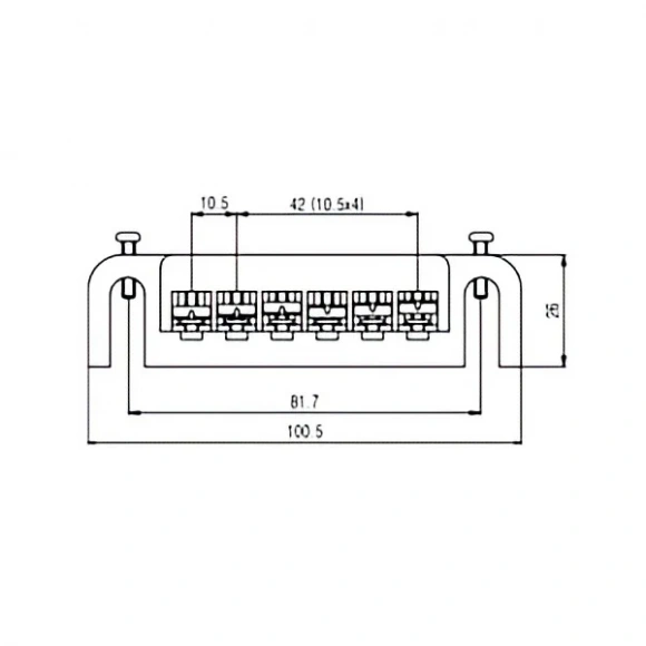 Бридж-тейл Paxphil BM004 (Chrome) Бридж-тейл Paxphil BM004 (Chrome)