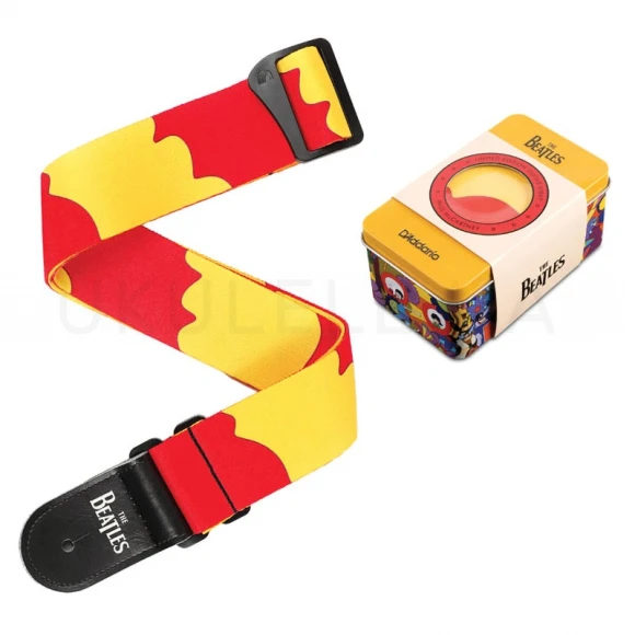 Ремень для гитари D'Addario 50BTYS01 Yellow Submarine 50th Anniversary Guitar Strap Tin - Paul