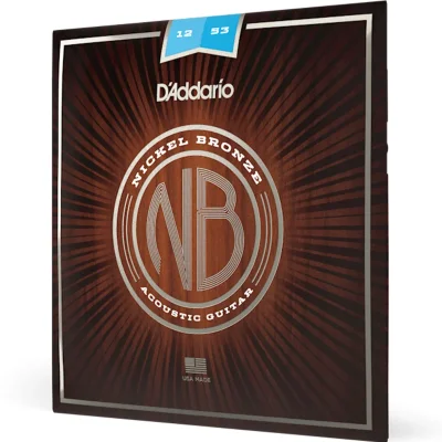 Струни D'Addario NB1253 Nickel Bronze Light 12-53