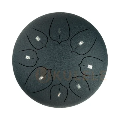 Глюкофон Hluru Huashu THL8-8 Navy Blue 8" (20см) 8 нот Tongue Drum Carbon Steel