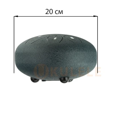 Глюкофон Hluru Huashu THL8-8 Navy Blue 8" (20см) 8 нот Tongue Drum Carbon Steel