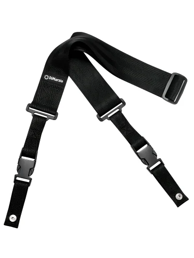 Ремінь для гітари Dimarzio DD2200BK 2 Inch Nylon Cliplock Black