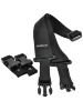 Ремінь для гітари Dimarzio DD2200BK 2 Inch Nylon Cliplock Black