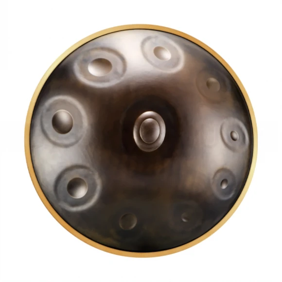Хендпан Hluru DC04 Golden Edge Brown Handpan 22" (10 notes)