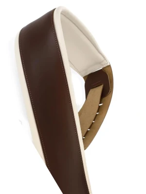 Ремінь для гітари Levy’s M26PD-BRN CRM Amped Leather Series (Brown)