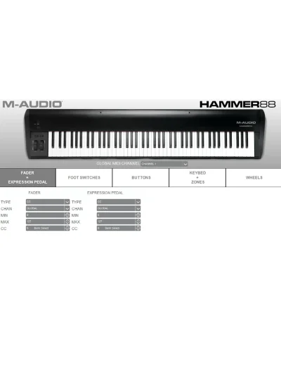 MIDI клавіатура M-Audio Hammer 88