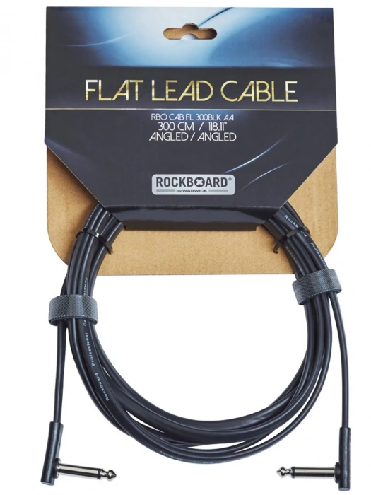RockBoard Flat Instrument Cable Angled/Angled (300 cm)