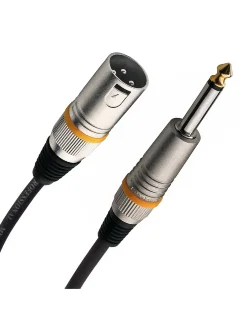 RockCable RCL30381 D6 M Microphone Cable XLR (m)/TS Jack (1m)