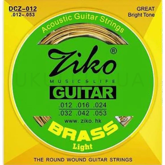 Струны Ziko DCZ-012 Brass 12-53