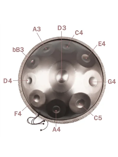 Хендпан Fzone HP22I9N-Gold Eye Handpan Drum 22"