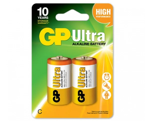 Батарейка GP Ultra Alkaline 1.5V C Батарейка GP Ultra Alkaline 1.5V C