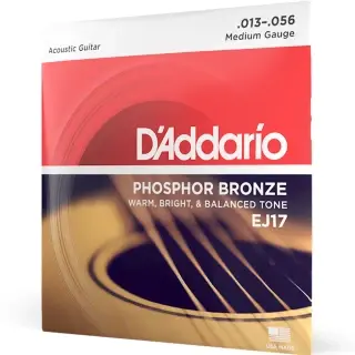 D'Addario EJ17 Phosphor Bronze Medium 13-56